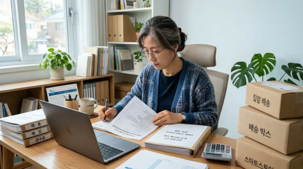스마트스토어 부가세 신고에서 자주 놓치는 체크포인트를 점검하는 이미지