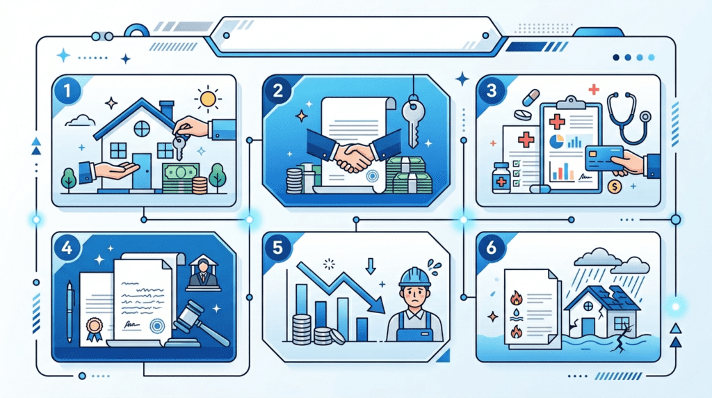 퇴직금 중간정산 사유를 한눈에 정리한 이미지