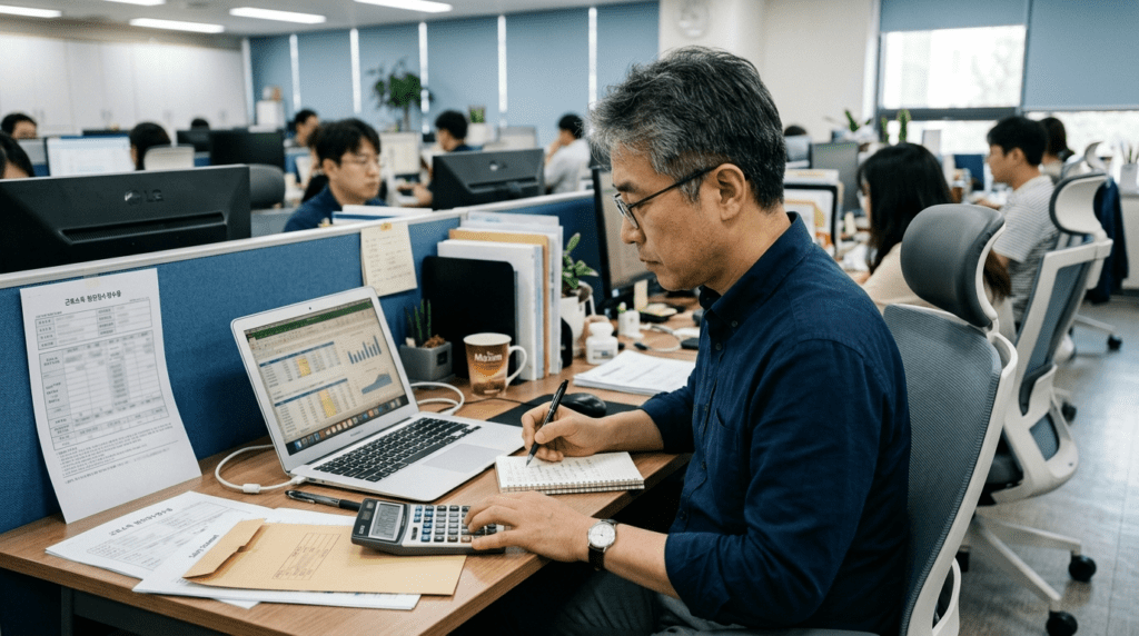 종합소득세 신고 대상인 직장인 부업 소득 확인 이미지