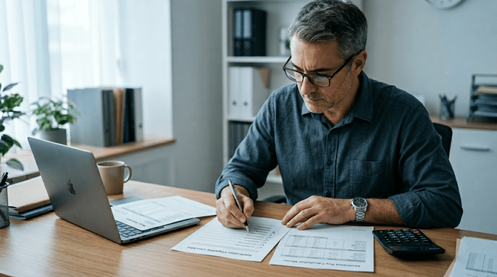퇴직금 중간정산 사유 신청 전 체크포인트를 보여주는 이미지