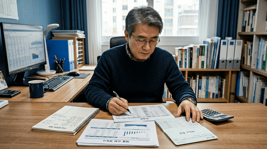 마이너스통장 장단점 확인 전 체크포인트를 점검하는 이미지