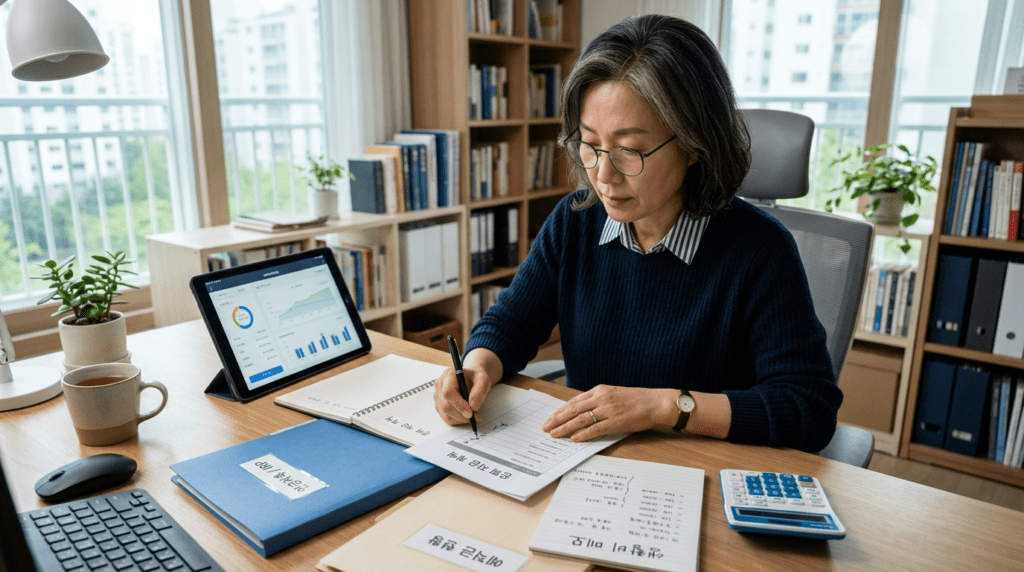 연금저축펀드 장단점 확인 전 가입 조건을 점검하는 이미지