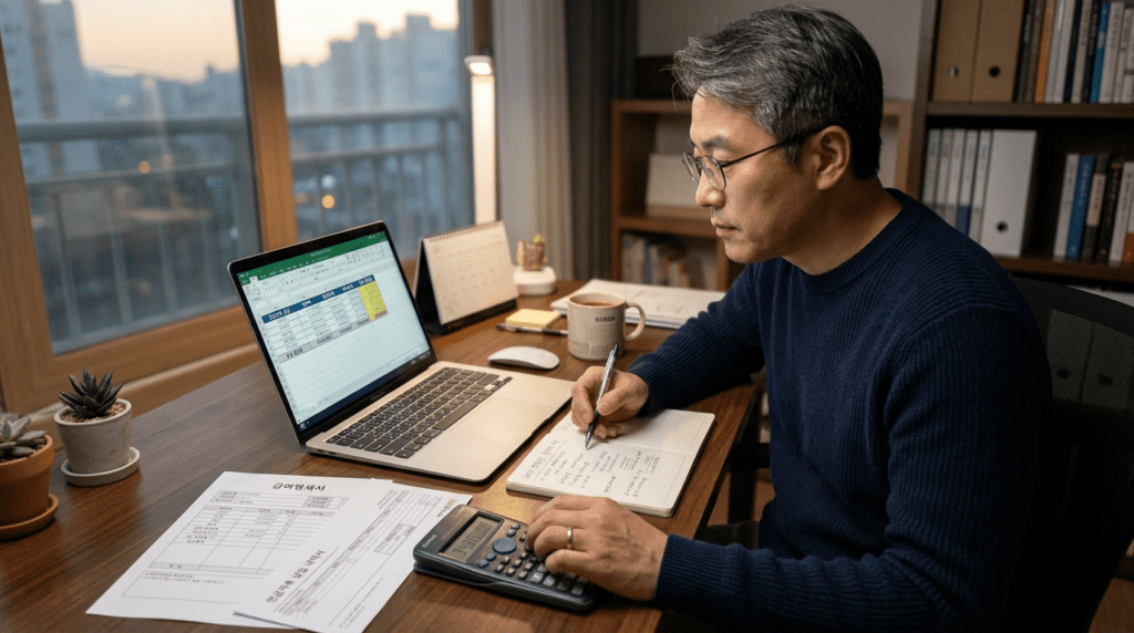 연금저축펀드 장단점 중 세액공제 계산을 설명하는 이미지