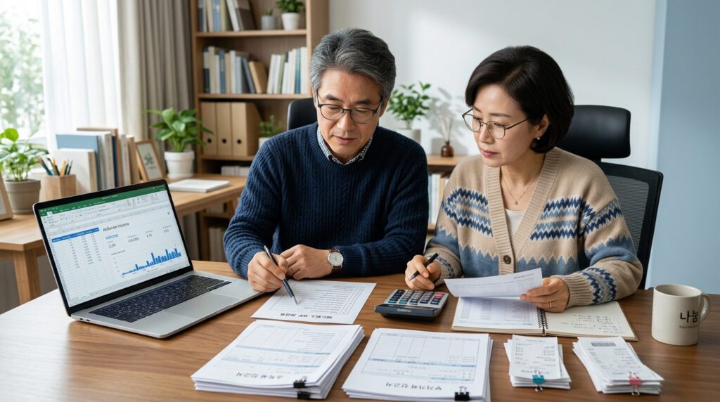 애드센스 종합소득세 신고 전 체크포인트를 점검하는 이미지