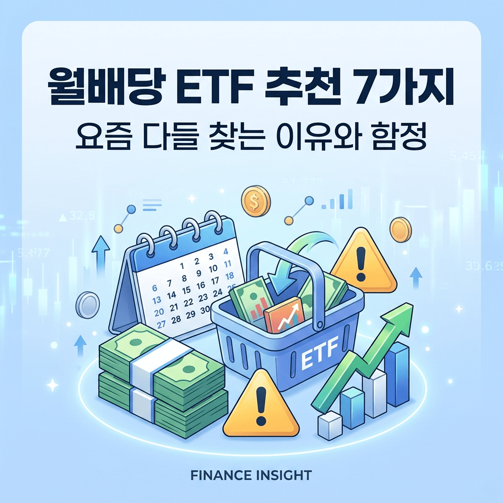 월배당 ETF 추천 7가지와 요즘 투자자들이 찾는 이유와 함정을 정리한 월배당 투자 가이드 블로그 썸네일